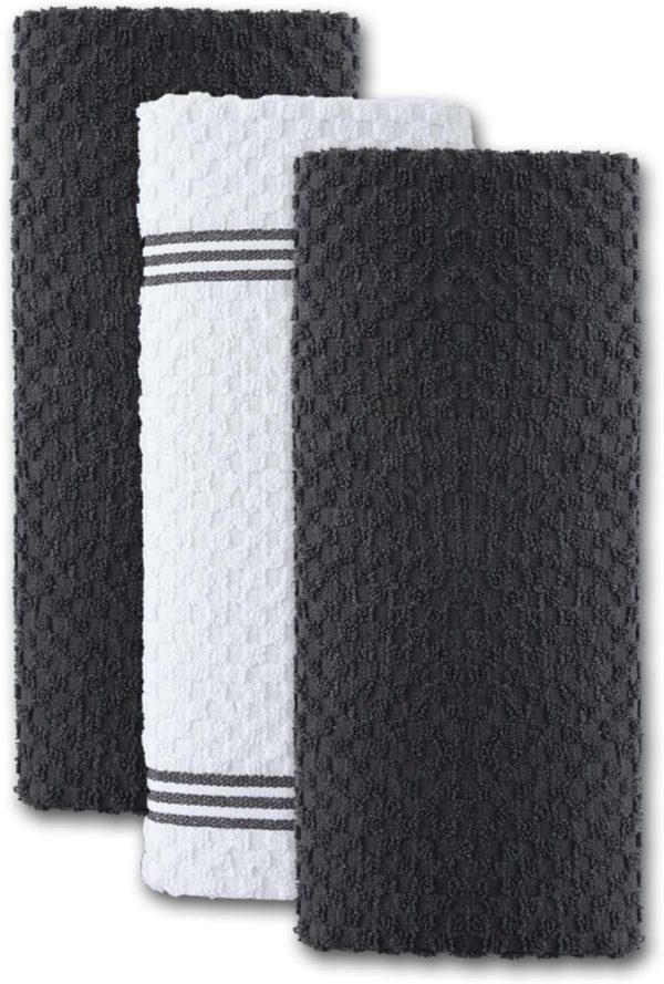 Kitchen Towels 3 Pack Cotton Super Absorbent Infinitee-7