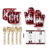 Christmas Kitchen Set Whaline Cotton Apron-2