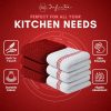 Infinitee Xclusives Kitchen Towels Cotton Super Absorbent 6-5