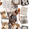DII Cotton Apron Plaid Design Kitchen Cooking Protection-3