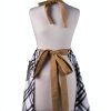 DII Cotton Apron Plaid Design Kitchen Cooking Protection-4