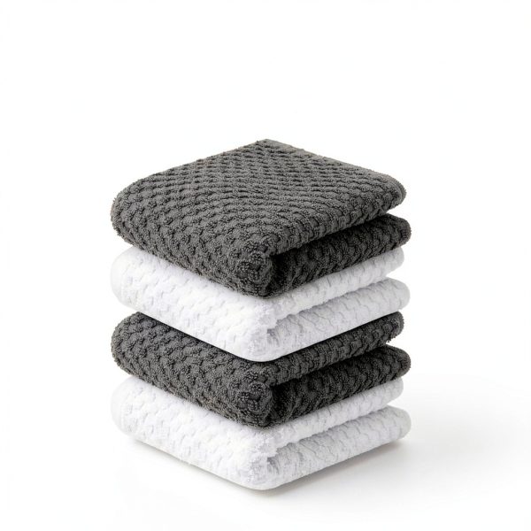 Infinitee Xclusives Cotton Dish Cloths 4 Pack Super-4