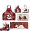 Christmas Kitchen Set Whaline Cotton Apron-1
