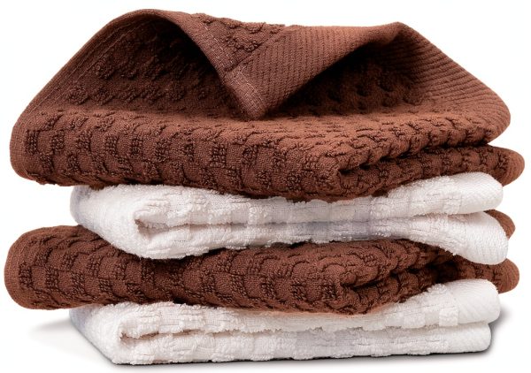 Infinitee Xclusives Cotton Dish Cloths 4 Pack Super-0