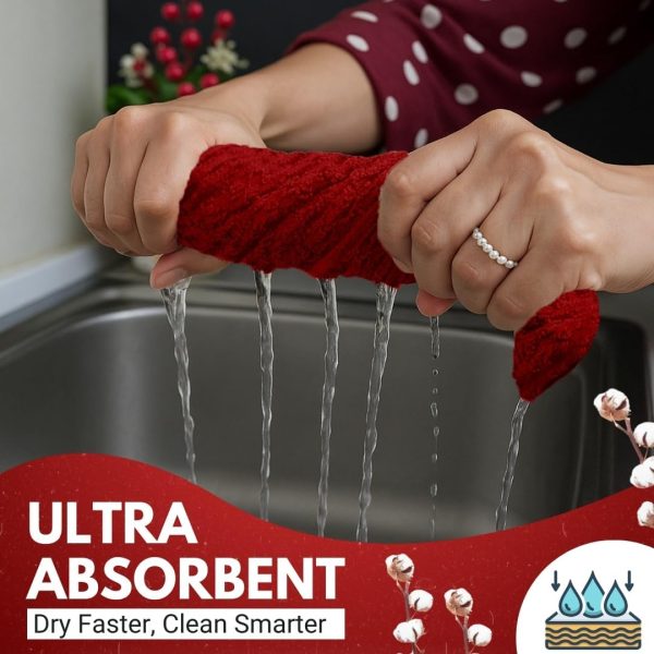 Infinitee Xclusives Kitchen Towels Cotton Super Absorbent 6-2