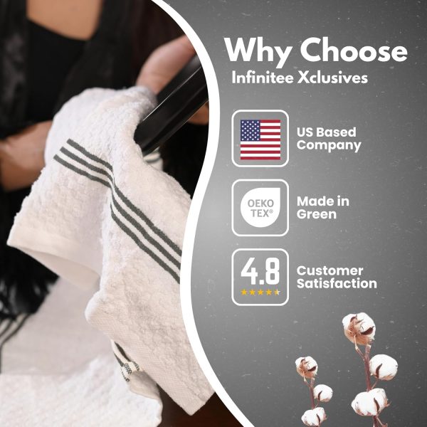 Kitchen Towels 3 Pack Cotton Super Absorbent Infinitee-6