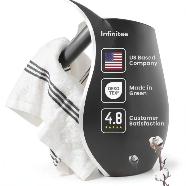 Infinitee Xclusives Cotton Dish Cloths 4 Pack Super-3