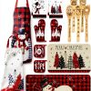 Christmas Kitchen Set Whaline Cotton Apron-0