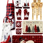 Christmas Kitchen Set Whaline Cotton Apron-0