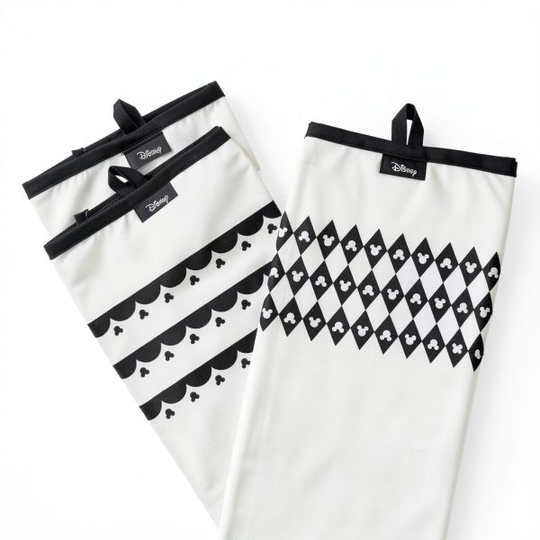 Disney Kitchen Towels White Cotton Geometric Hanging Loop-7