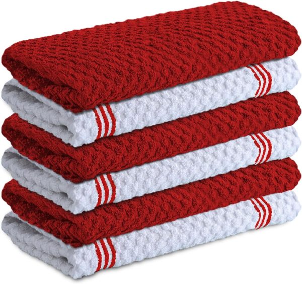 Infinitee Xclusives Kitchen Towels Cotton Super Absorbent 6-0
