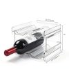 Lifewit Plastic Wine Rack Stackable Tiered Shelf-3
