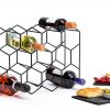 Gusto Nostro Black Wine Rack Modern Design-7