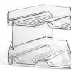 Lifewit Plastic Wine Rack Stackable Tiered Shelf-2