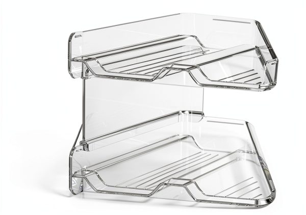 Lifewit Plastic Wine Rack Stackable Tiered Shelf-2
