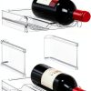 Lifewit Plastic Wine Rack Stackable Tiered Shelf-1
