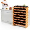 VEVOR Bamboo Wine Rack 72 Bottle Original Wood-1