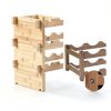 VEVOR Bamboo Wine Rack 72 Bottle Original Wood-3