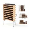 VEVOR Bamboo Wine Rack 72 Bottle Original Wood-6