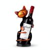 Drincarier Cat Wine Rack Dark Brown Decorative-1